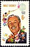 United States - 1968 - Walt Disney - 6 C - Multicolor - Walt Disney, Childs - Scott 1355 - Walt Disney & Childs - 0